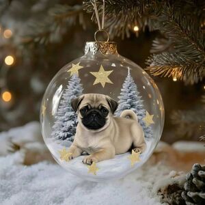 Festive Pug  HAPPY Holidays